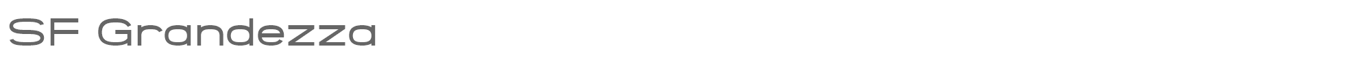 SF Grandezza SF Grandezza Medium.ttf font preview